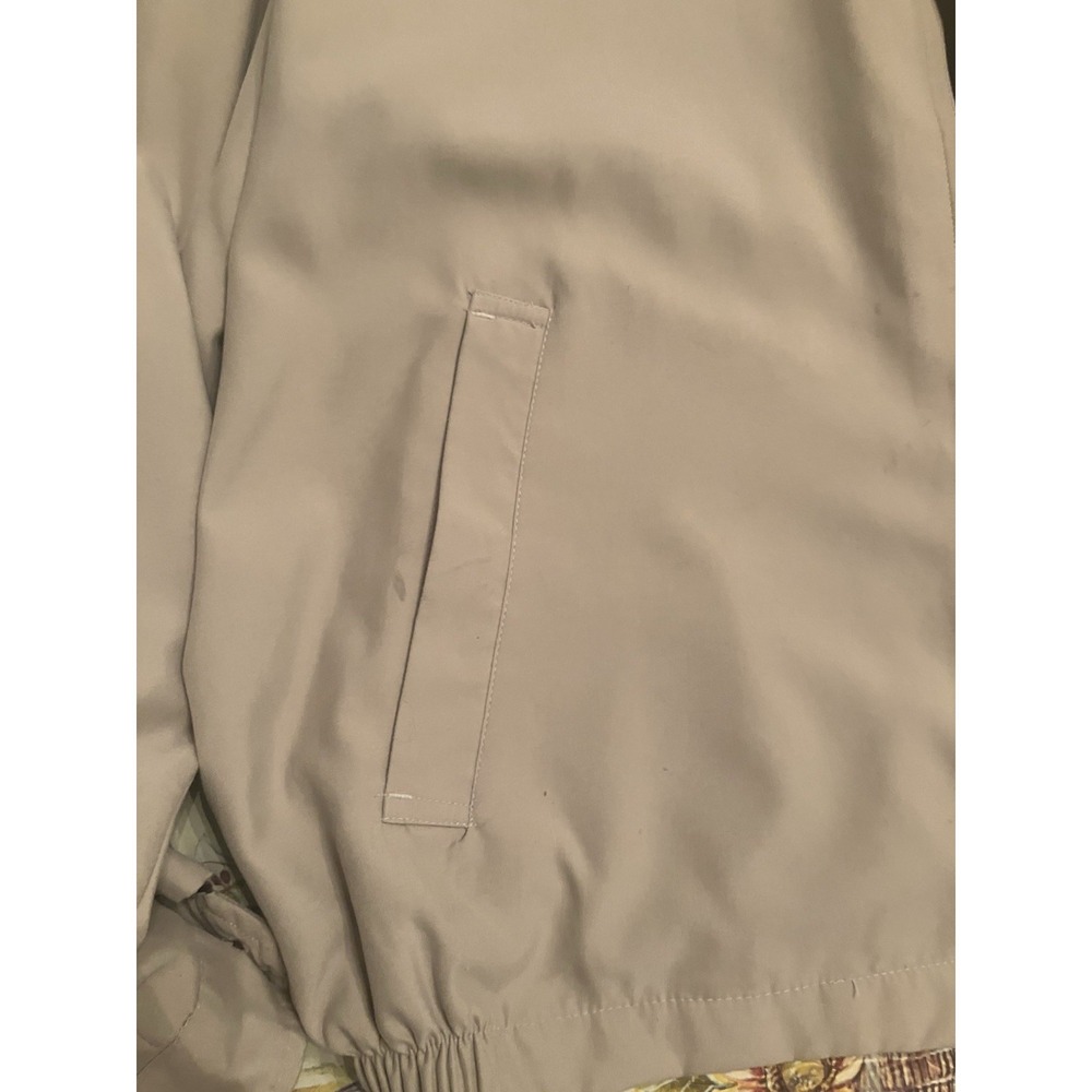 RBM Outdoor Collection Bomber Jacket Black Mens Sz L Lined Zip Collared - Picture 3 of 11